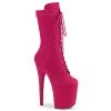 Pleaser Flamingo-1050FS 8" Suede Platform Boots