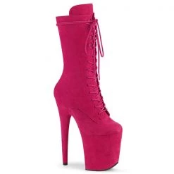 Pleaser Flamingo-1050FS 8" Suede Platform Boots