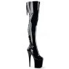 Pleaser Flamingo-3063 Thigh High 8" Platform Boots