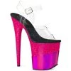 Pleaser High Heels Flamingo-808-2HGM 8" Platform Sandal 2 Pleaser High Heels Flamingo-808-2HGM 8" Platform Sandal