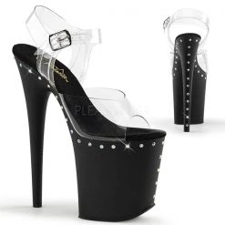 Pleaser Flamingo-808ABLS 8" Platform Sandal Platform Sandals