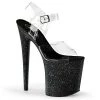Pleaser Flamingo-808MG Glitter 8" Platform Sandal 2 Pleaser Flamingo-808MG Glitter 8" Platform Sandal