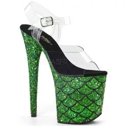 Pleaser High Heels Flamingo-808MSLG 8" Platform Sandal