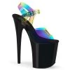 Pleaser High Heels Flamingo-808RB Platform Heel Sandals