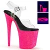 Pleaser Flamingo-808UVG Neon 8" Platform Sandal