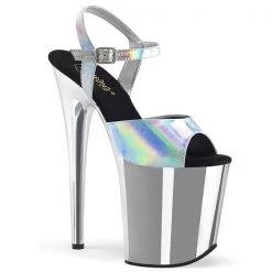 Pleaser Flamingo-809HG Metallic Platform Sandals