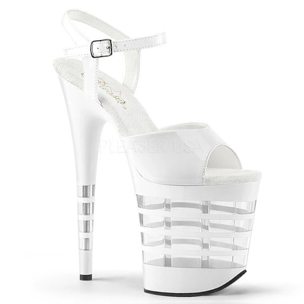 Pleaser Flamingo-809LN Striped 8" Platform Sandal Platform Sandals 5 Pleaser Flamingo-809LN Striped 8" Platform Sandal Platform Sandals