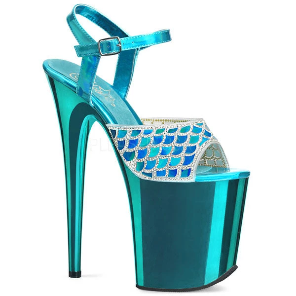 Pleaser Flamingo-809MMRS 8" Platform Sandal 3 Pleaser Flamingo-809MMRS 8" Platform Sandal