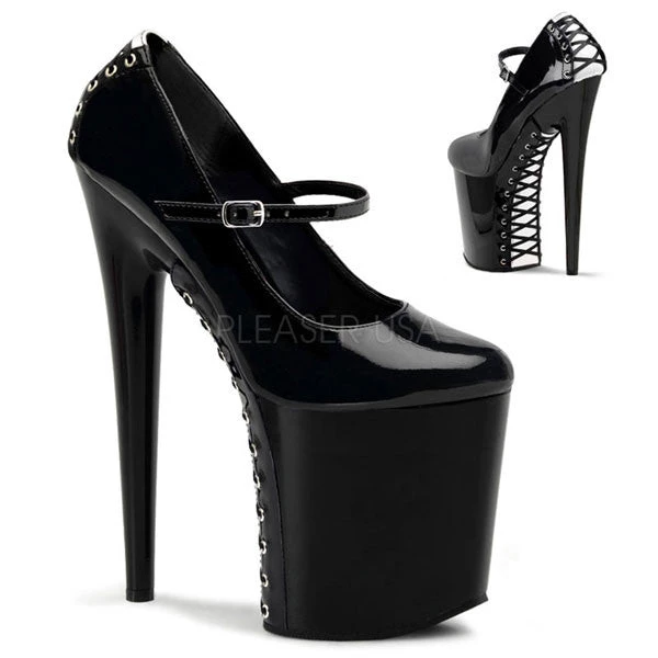 Pleaser Flamingo-887FH 8" Mary Jane Platform Heels 3 Pleaser Flamingo-887FH 8" Mary Jane Platform Heels