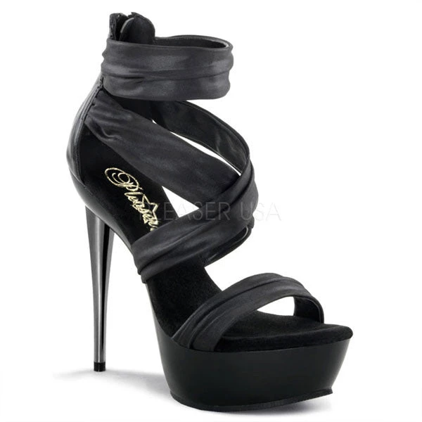 Pleaser Impulse-558 5 1/2" Stiletto Heel Platform Sandal High Heels 3 Pleaser Impulse-558 5 1/2" Stiletto Heel Platform Sandal High Heels