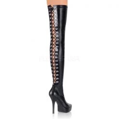 Devious Indulge-3063 Lace-up 5" Thigh High Boots 5 Devious Indulge-3063 Lace-up 5