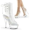Pleaser Kiss-1018C Clear Platform Boots 2 Pleaser Kiss-1018C Clear Platform Boots