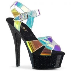 Pleaser Kiss-220MMR Hologram 6" Platform Heels
