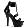 Pleaser Black Ankle Cuff Platform Sandals 2 Pleaser Black Ankle Cuff Platform Sandals