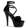 Pleaser Kiss-254 Strappy 6" Platform Sandal High Heels