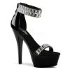 Pleaser Kiss-269RS Ankle Cuff 6" Platform Heels