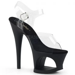 Pleaser Moon-708 Cut-out 7" Platform Sandal