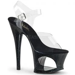 Pleaser Moon-708MG 7" High Heel Platform Sandal
