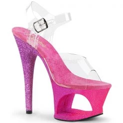 Pleaser High Heels Moon-708OMBRE 7" Platform Heels