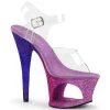 Pleaser High Heels Moon-708OMBRE 7" Platform Heels