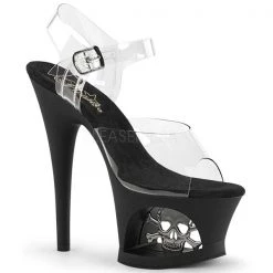 Pleaser High Heels Moon-708SK Stiletto Heel Platform Sandal