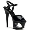 Pleaser Moon-709 Black Patent 7" Platform Heels 1 Pleaser Moon-709 Black Patent 7" Platform Heels