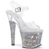 Pleaser Radiant-708HHG Silver Platform Heels High Heels 2 Pleaser Radiant-708HHG Silver Platform Heels High Heels
