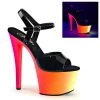 Pleaser Rainbow-309UV 7" Platform Sandal