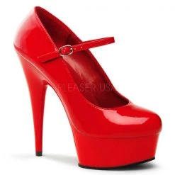 Pleaser Delight-687 6" Mary Jane Platform Heels