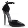 Devious High Heels Domina-402 D'Orsay Ankle Strap Heels