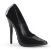 Devious High Heels Domina-420 Patent Stiletto Heel Pumps
