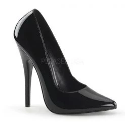Devious High Heels Domina-420 Patent Stiletto Heel Pumps