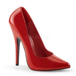 Devious High Heels Domina-420 Patent Stiletto Heel Pumps