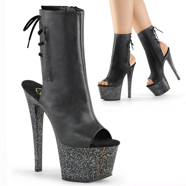 Pleaser Sky-1018MG Glitter Platform Boots 3 Pleaser Sky-1018MG Glitter Platform Boots