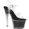 Pleaser High Heels Sky-308G-T Glitter Platform Heels 2 Pleaser High Heels Sky-308G-T Glitter Platform Heels