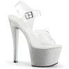 Pleaser Sky-308MG Glitter 7" Platform Heels High Heels