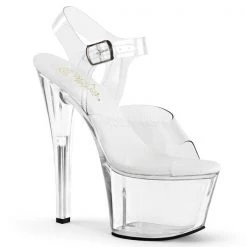 Pleaser Sky-308VL Clear Platform Sandal High Heels
