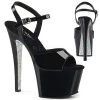Pleaser High Heels Sky-309CRS Rhinestone Platform Heels
