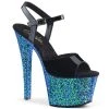 Pleaser Sky-309LG Glitter Platform Sandal High Heels
