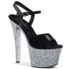 Pleaser High Heels Sky-309LG Stiletto Heel Glitter Platforms 1 Pleaser High Heels Sky-309LG Stiletto Heel Glitter Platforms