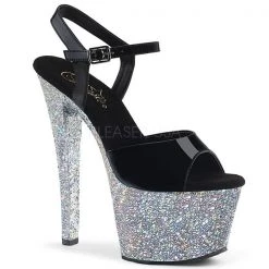 Pleaser High Heels Sky-309LG Stiletto Heel Glitter Platforms