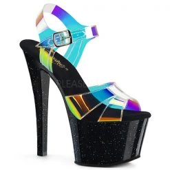 Pleaser Sky-320MMR Hologram Platform Heels High Heels