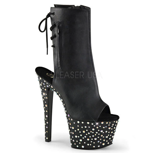 Pleaser Boots Stardance-1018-7 Platform Ankle Boot 3 Pleaser Boots Stardance-1018-7 Platform Ankle Boot