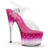 Pleaser High Heels Stardust-708T Platform Sandals