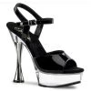 Pleaser Black Platform Sandal