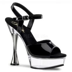 Pleaser Black Platform Sandal