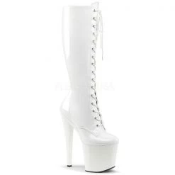 Pleaser Taboo-2023 Lace-up Knee High Platform Boots