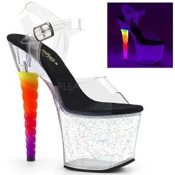 Pleaser Unicorn-708MG 7" Platform Sandal