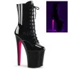 Pleaser Xtreme-1020TT Lace-up 8" Platform Boots