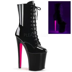 Pleaser Xtreme-1020TT Lace-up 8" Platform Boots